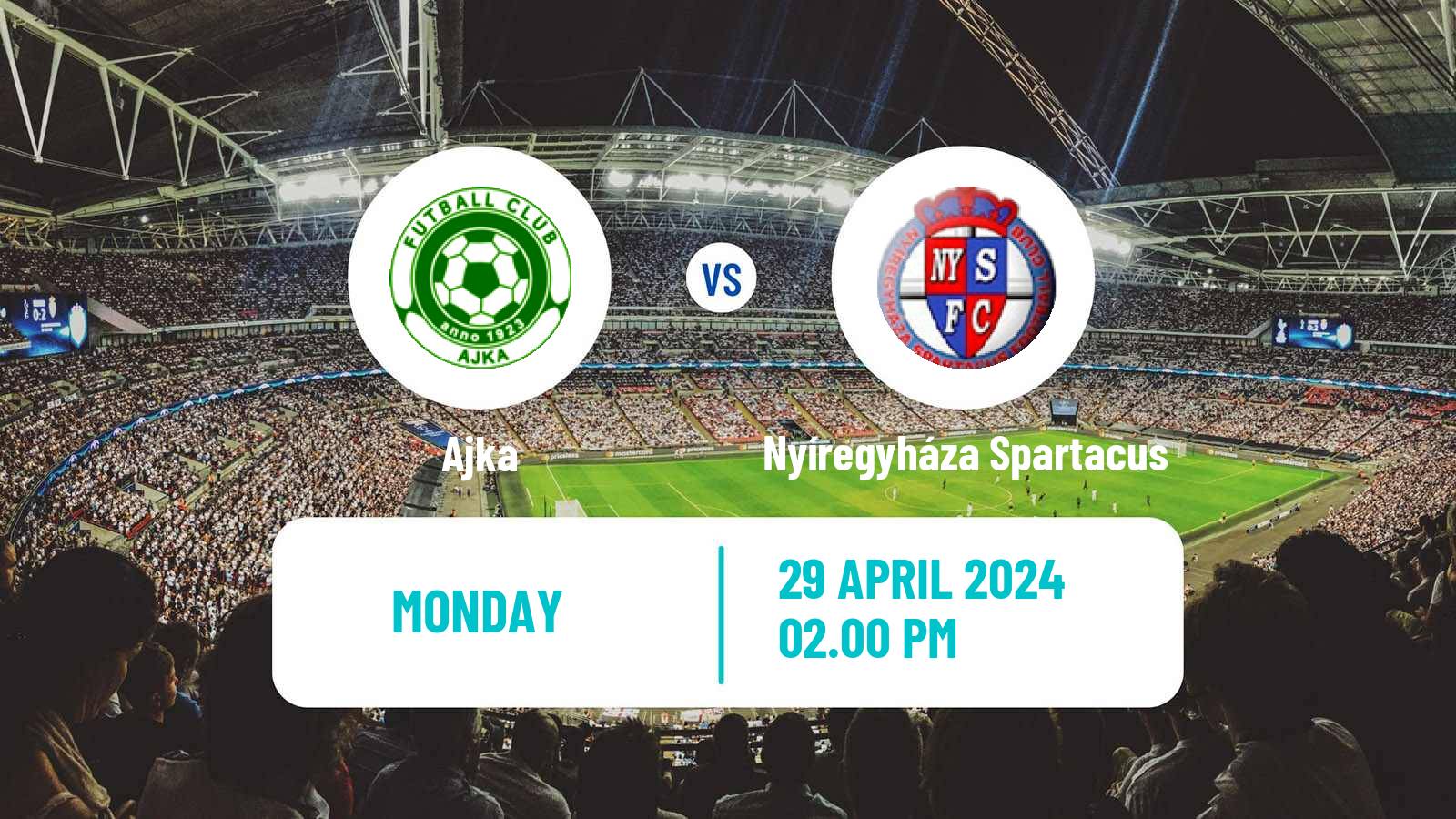 Soccer Hungarian NB II Ajka - Nyíregyháza Spartacus