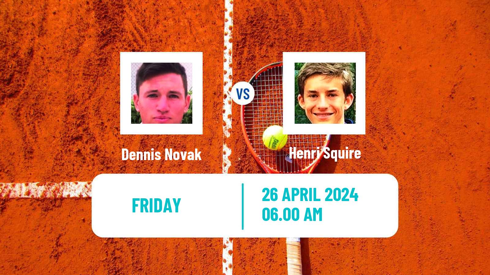 Tennis Ostrava Challenger Men Dennis Novak - Henri Squire