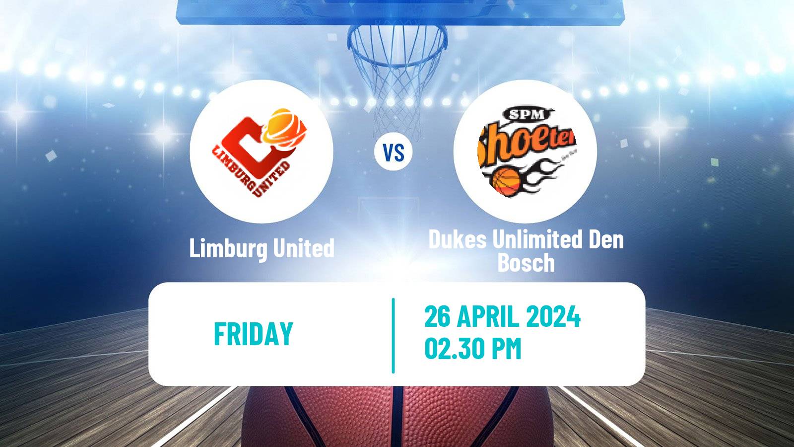 Basketball Dutch DBL Limburg United - Dukes Unlimited Den Bosch