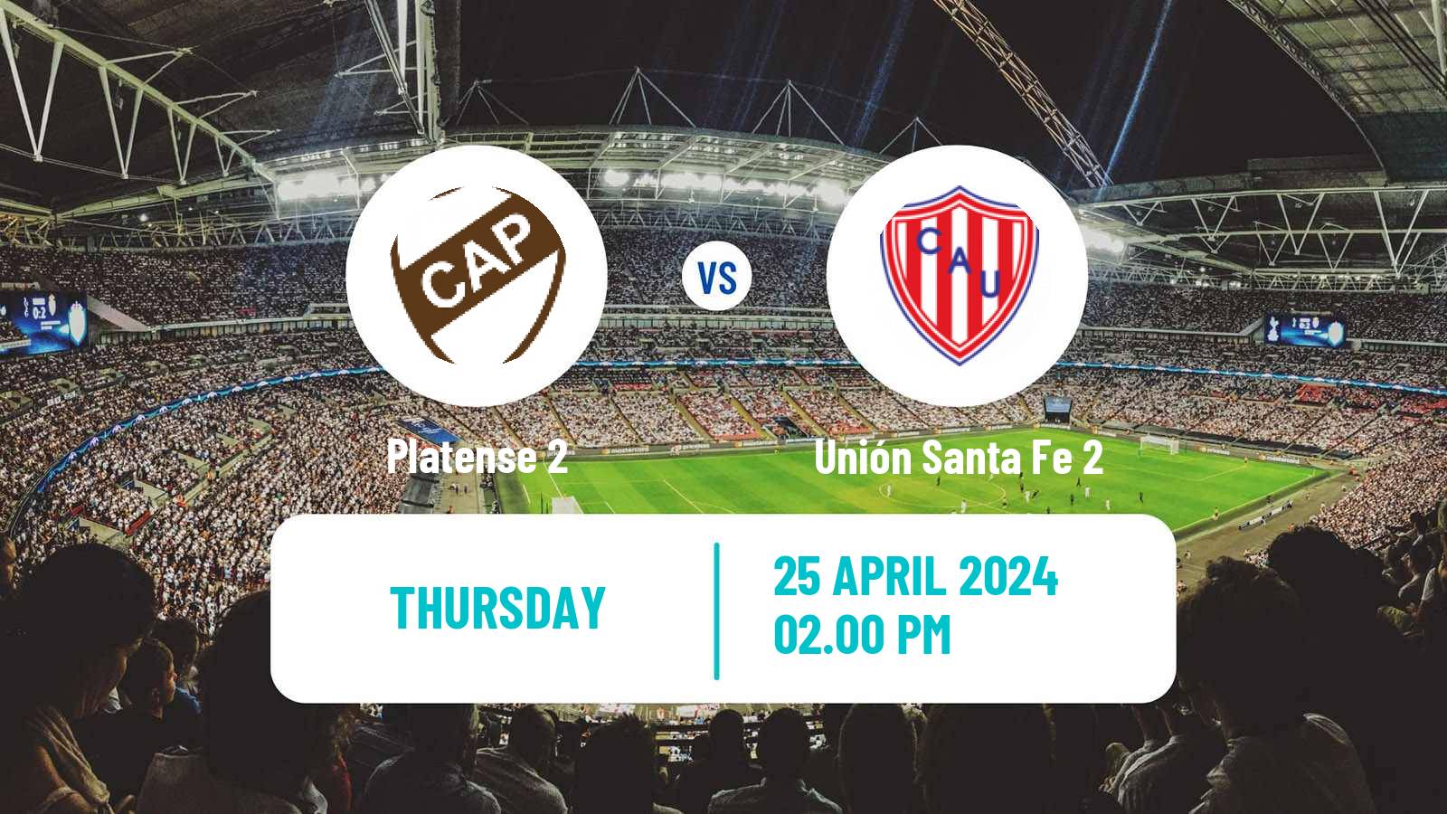 Soccer Argentinian Reserve League Platense 2 - Unión Santa Fe 2