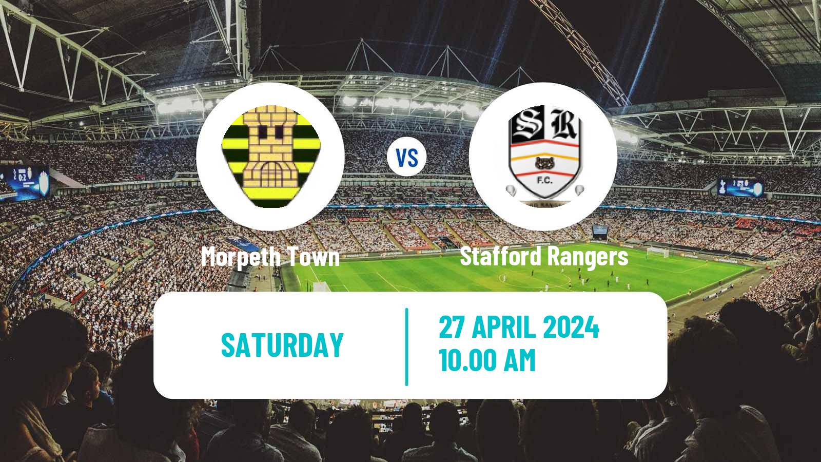 Soccer English NPL Premier Division Morpeth Town - Stafford Rangers