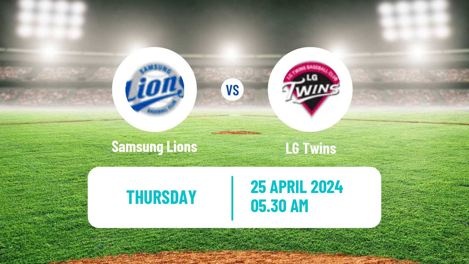 Baseball KBO Samsung Lions - LG Twins