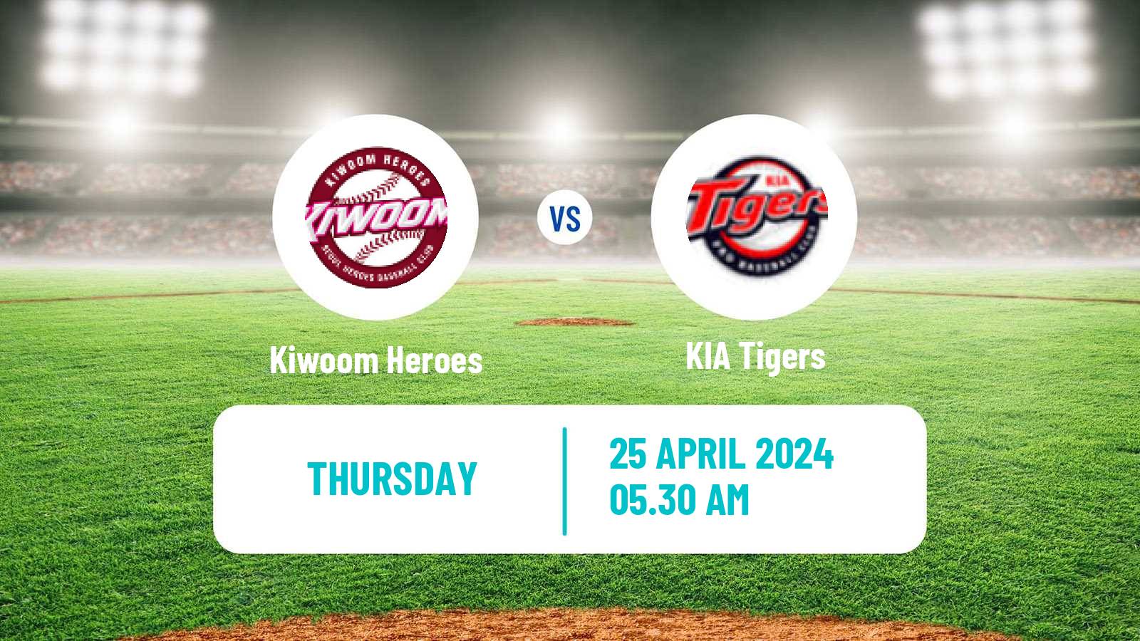 Baseball KBO Kiwoom Heroes - KIA Tigers
