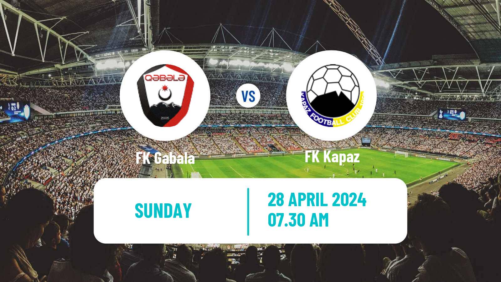 Soccer Azerbaijan Premier League Gabala - Kapaz