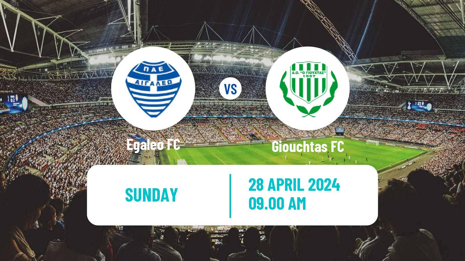 Soccer Greek Super League 2 Egaleo - Giouchtas