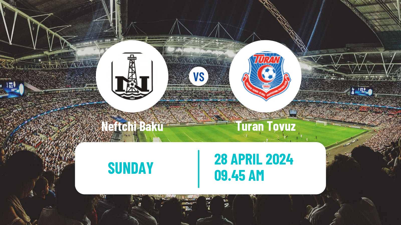 Soccer Azerbaijan Premier League Neftchi Baku - Turan Tovuz