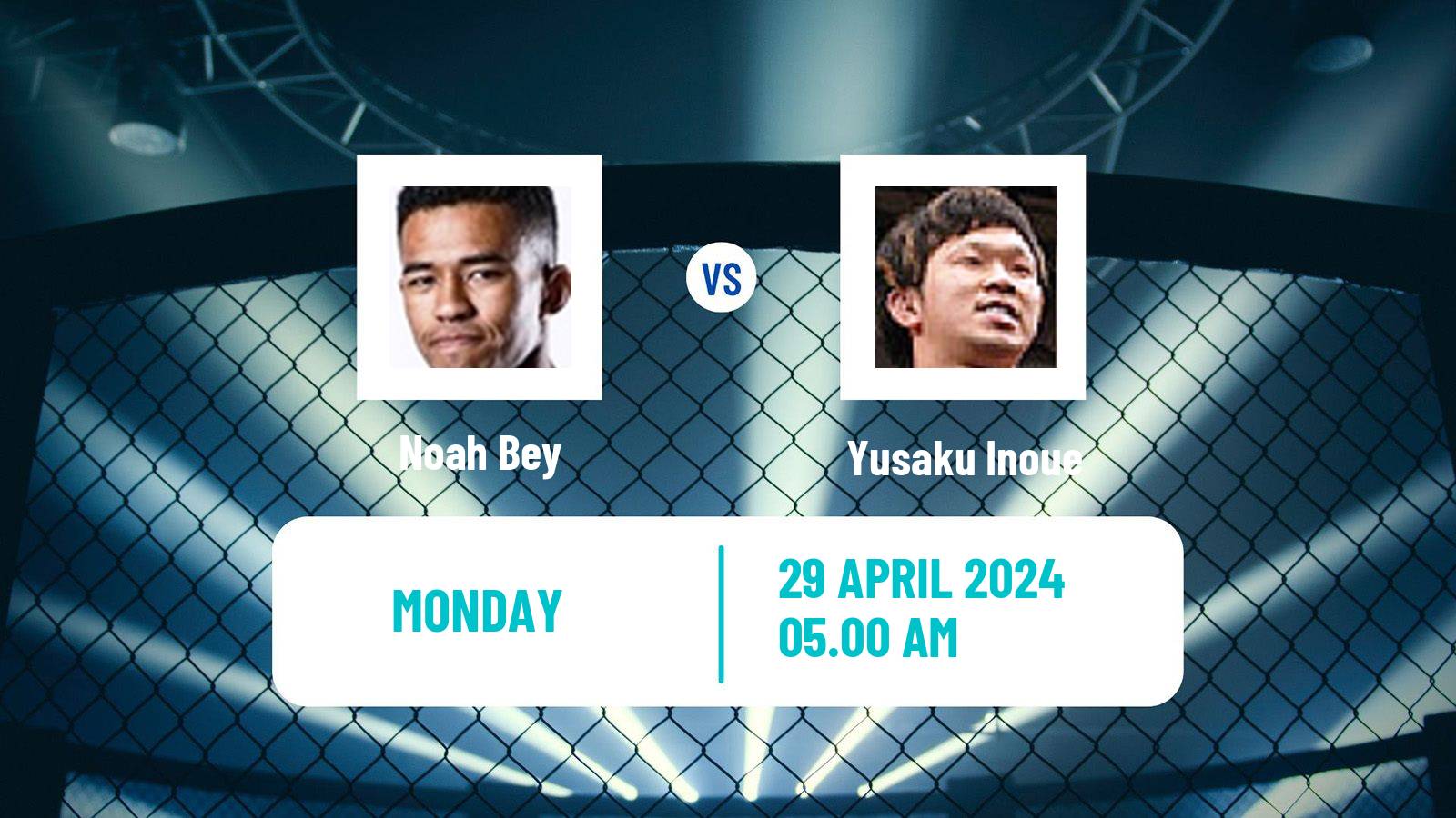 MMA Lightweight Rizin Men Noah Bey - Yusaku Inoue