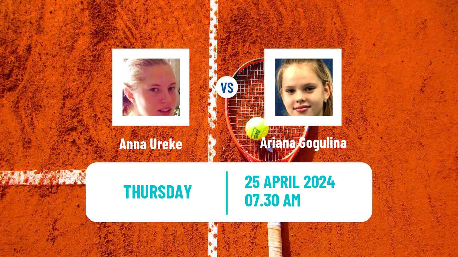 Tennis ITF W15 Shymkent 2 Women Anna Ureke - Ariana Gogulina
