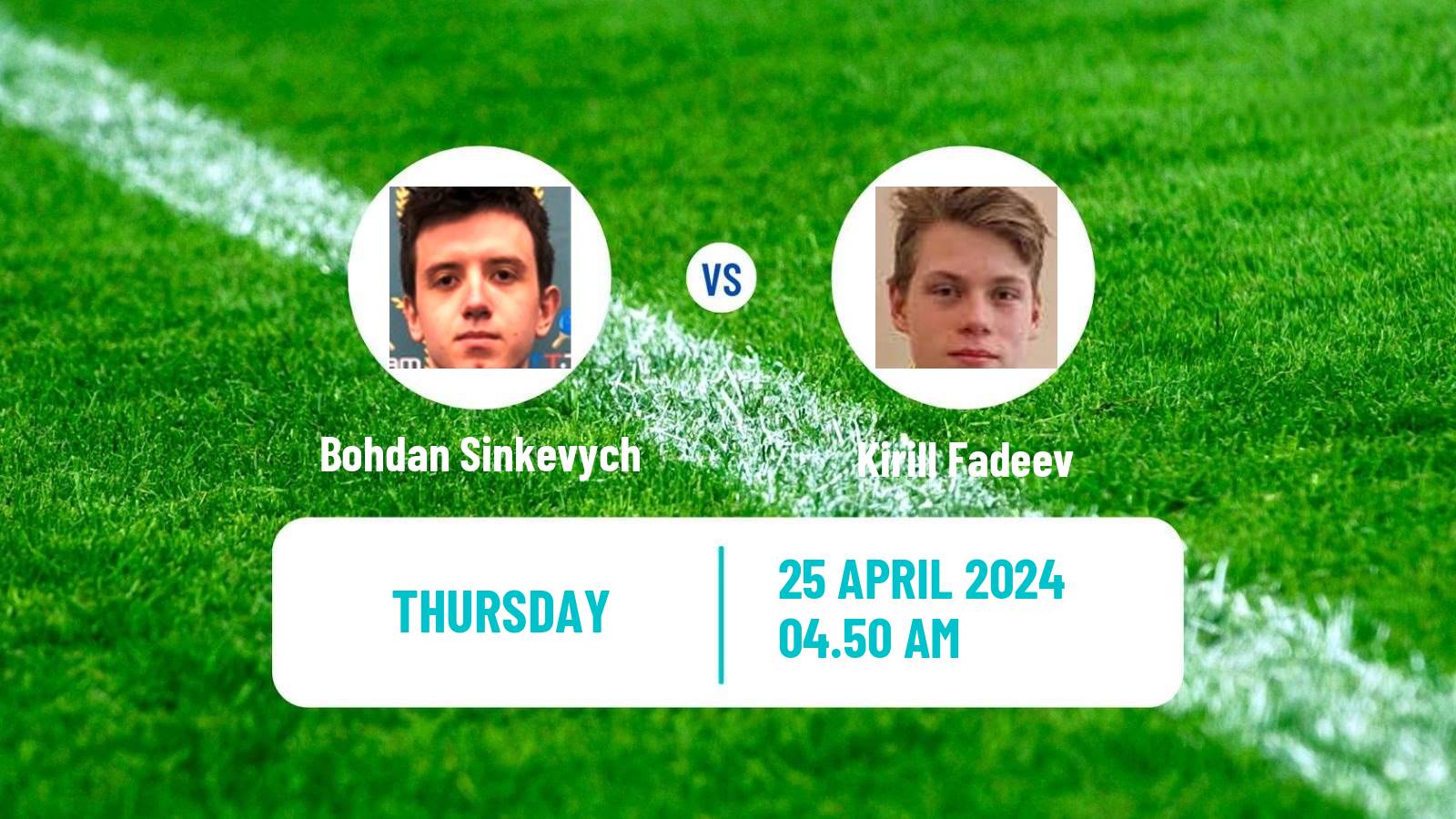 Table tennis Challenger Series Men Bohdan Sinkevych - Kirill Fadeev