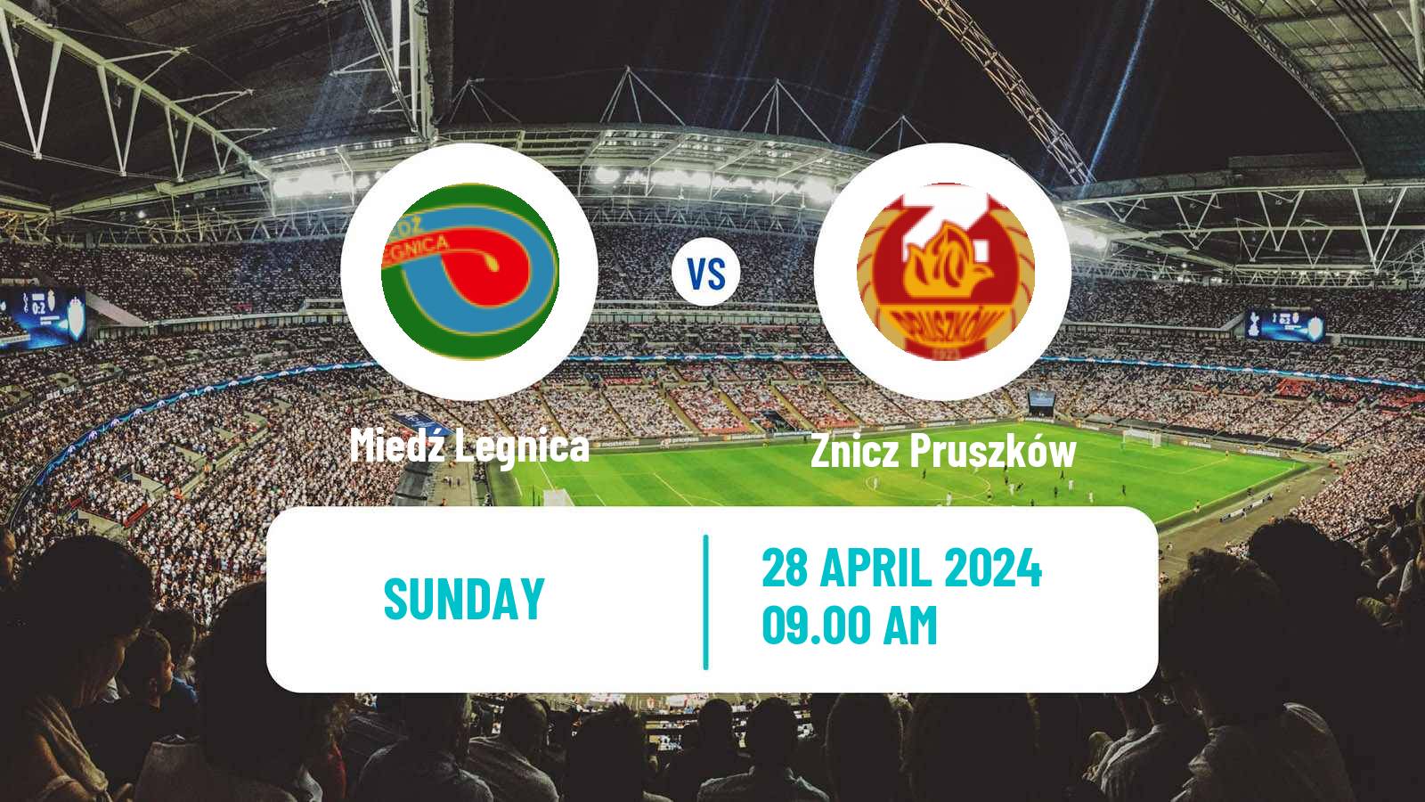 Soccer Polish Division 1 Miedź Legnica - Znicz Pruszków