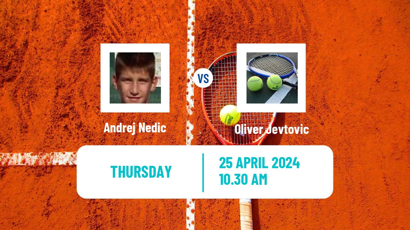 Tennis ITF M15 Kursumlijska Banja 2 Men Andrej Nedic - Oliver Jevtovic