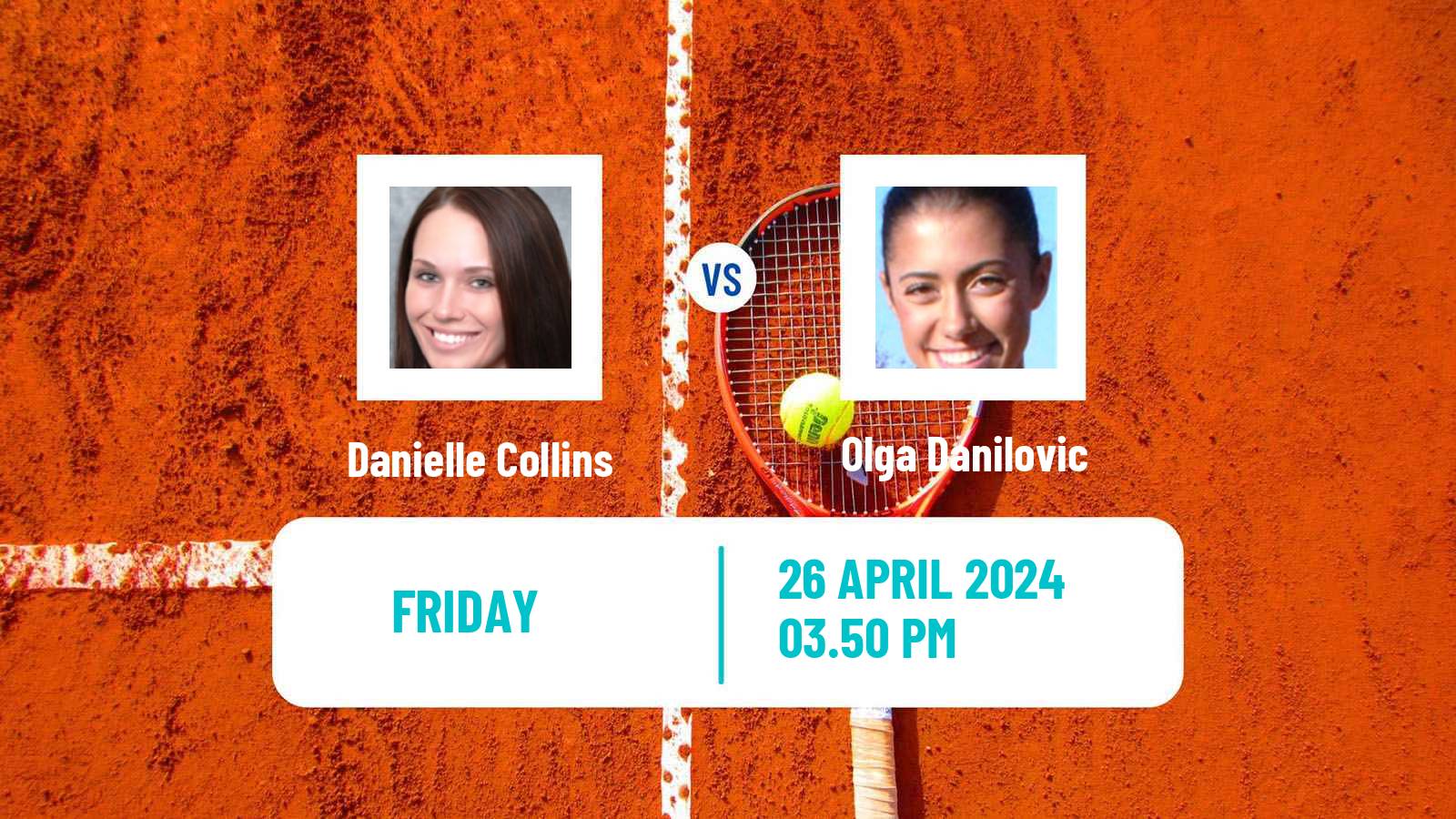Tennis WTA Madrid Danielle Collins - Olga Danilovic