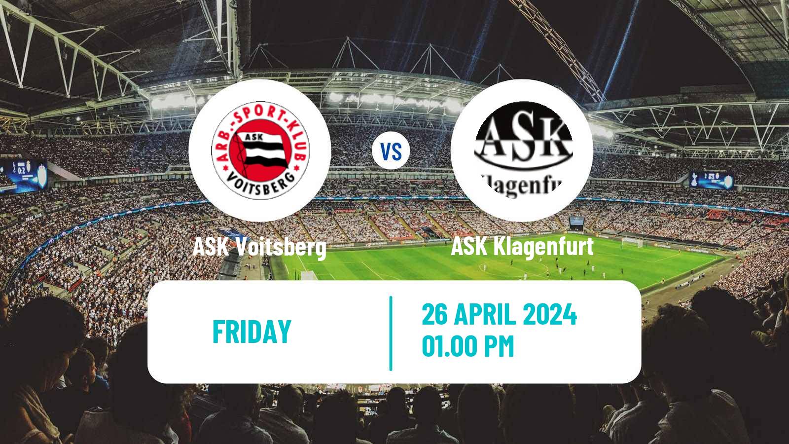 Soccer Austrian Regionalliga Central ASK Voitsberg - ASK Klagenfurt