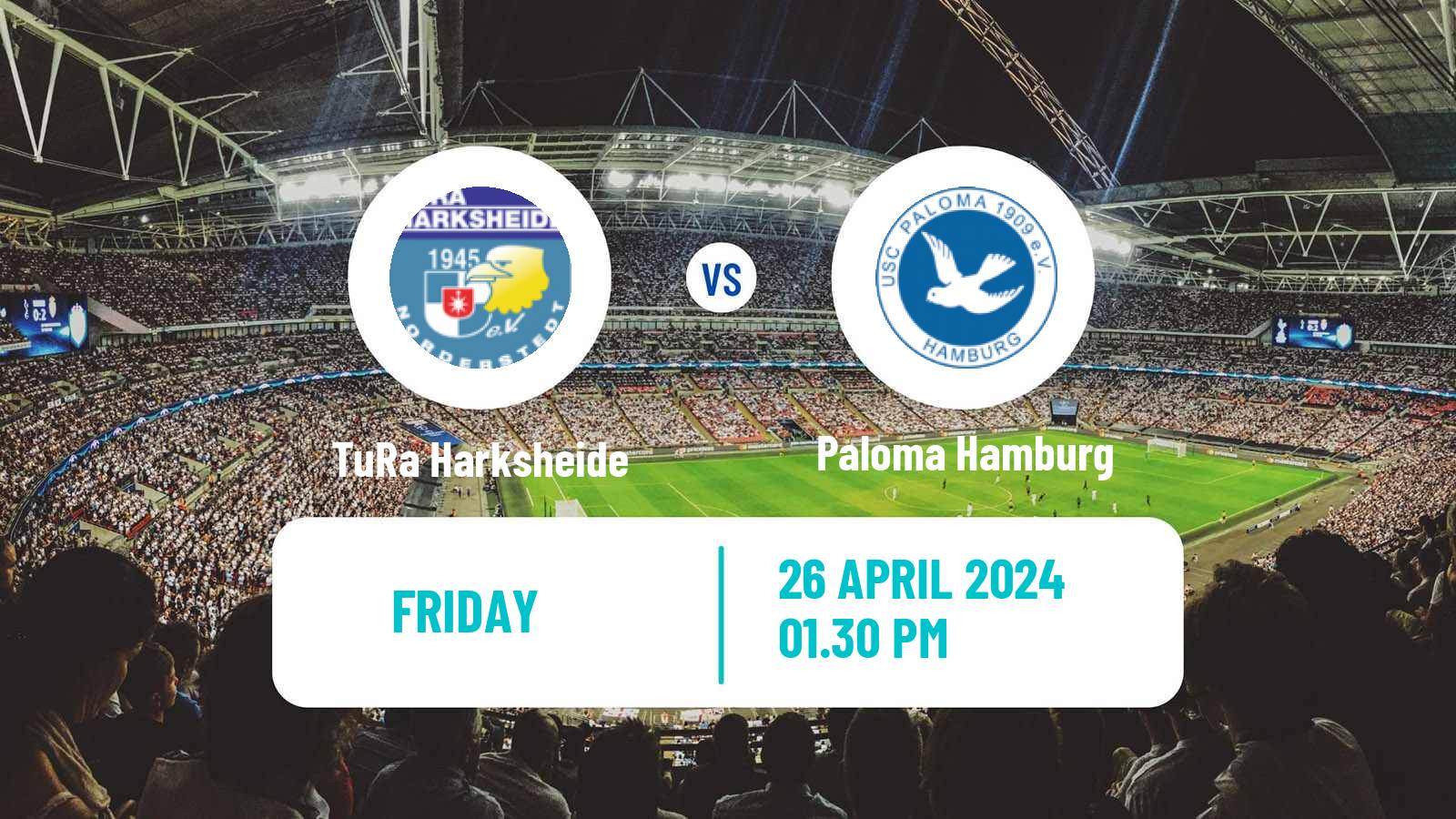 Soccer German Oberliga Hamburg TuRa Harksheide - Paloma Hamburg
