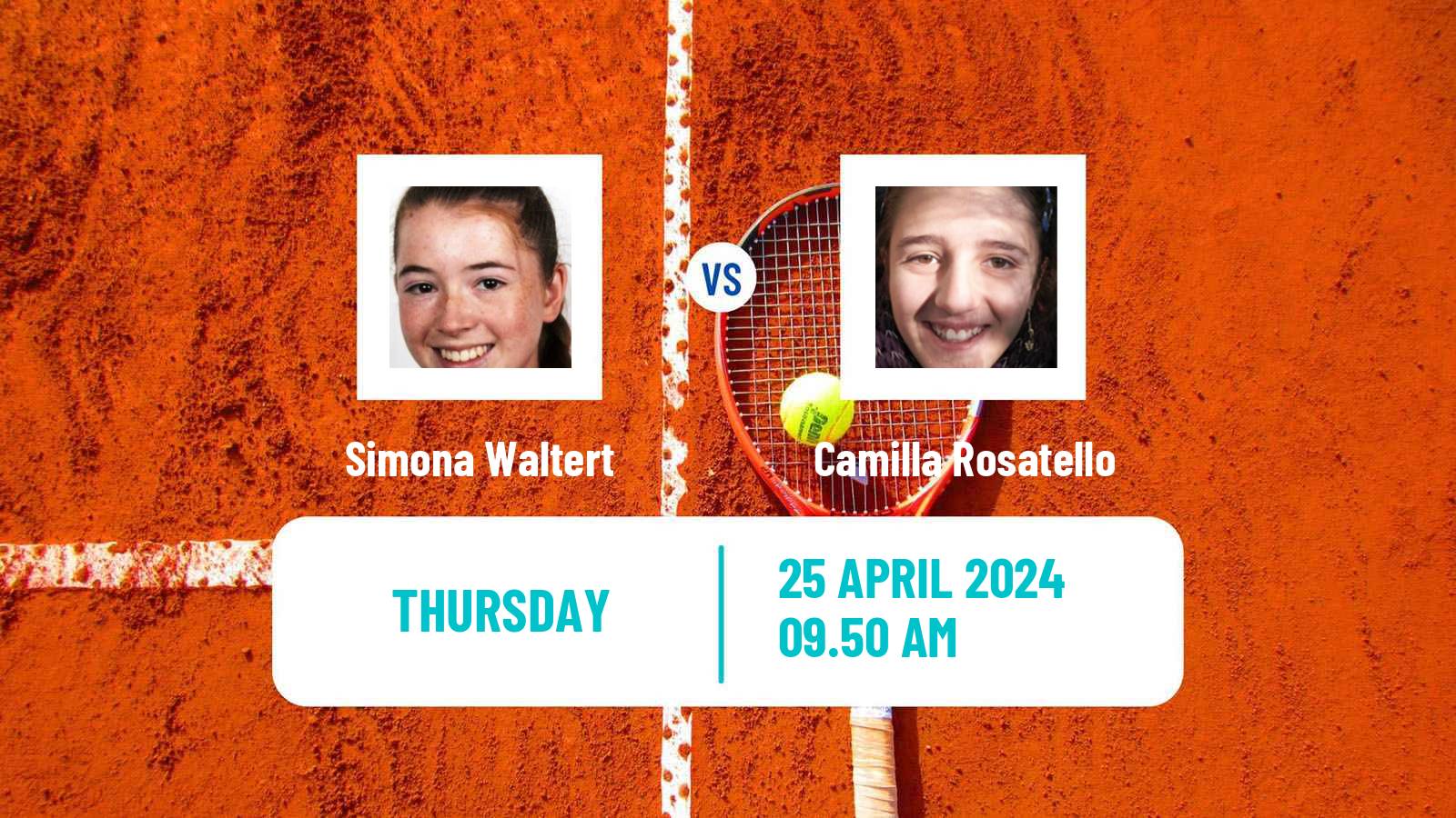 Tennis ITF W100 Oeiras Women Simona Waltert - Camilla Rosatello