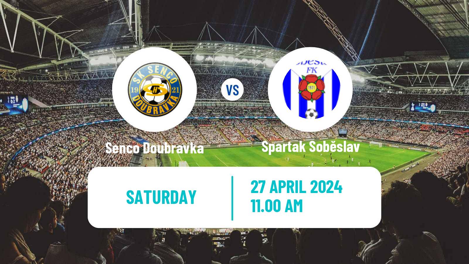 Soccer Czech Division A Senco Doubravka - Spartak Soběslav