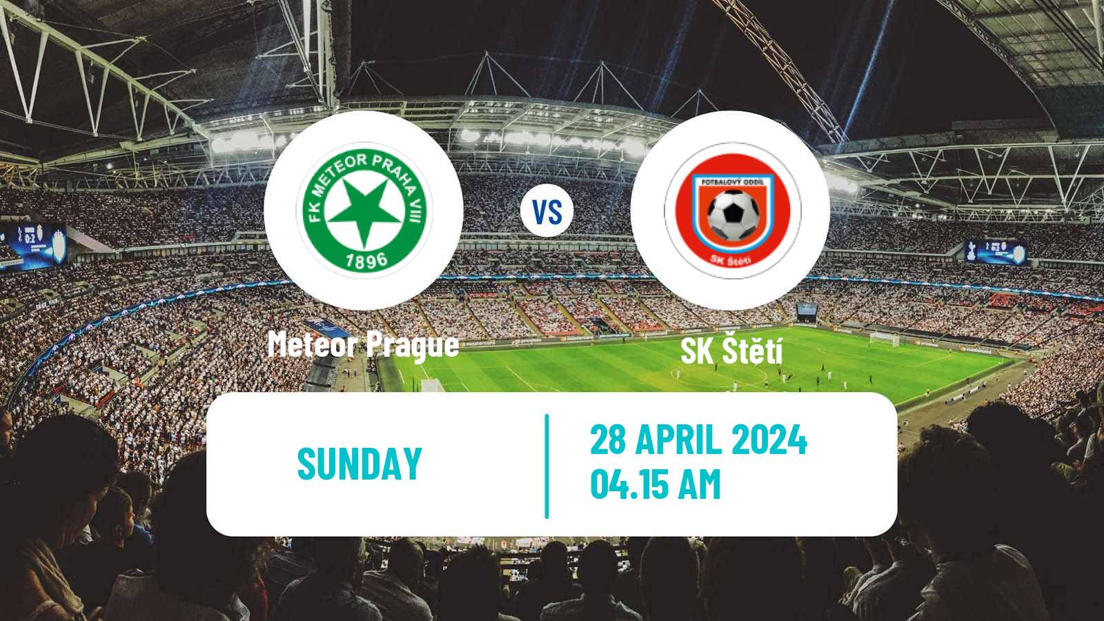 Soccer Czech Division B Meteor Prague - Štětí
