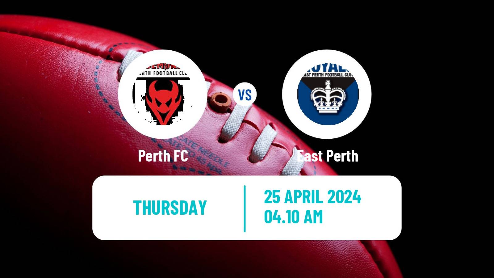 Aussie rules WAFL Perth - East Perth