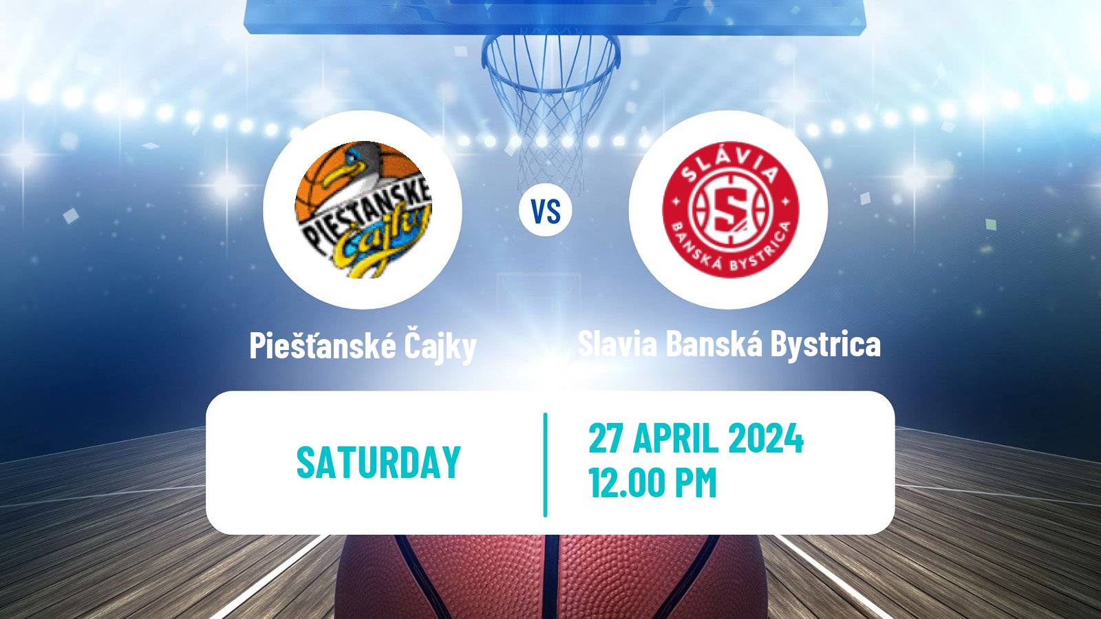 Basketball Slovak Extraliga Basketball Women Piešťanské Čajky - Slavia Banská Bystrica