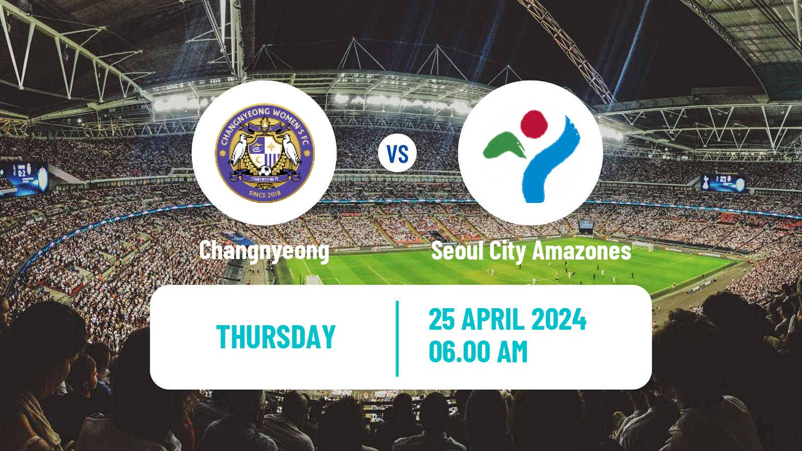Soccer South Korean WK League Changnyeong - Seoul City Amazones
