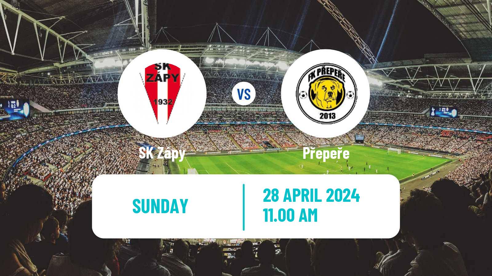 Soccer Czech CFL Group B Zápy - Přepeře