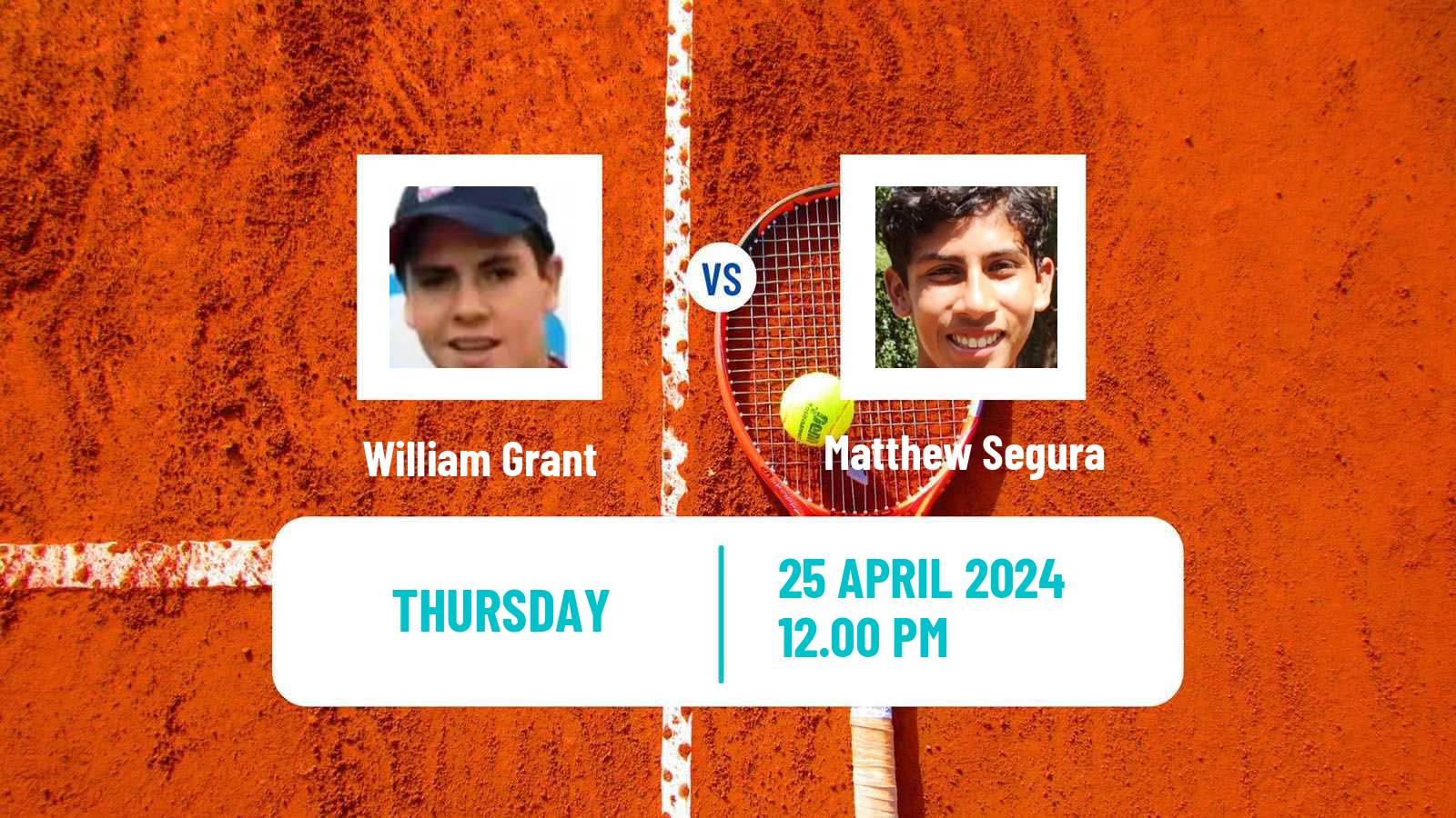 Tennis ITF M15 Vero Beach Fl Men William Grant - Matthew Segura