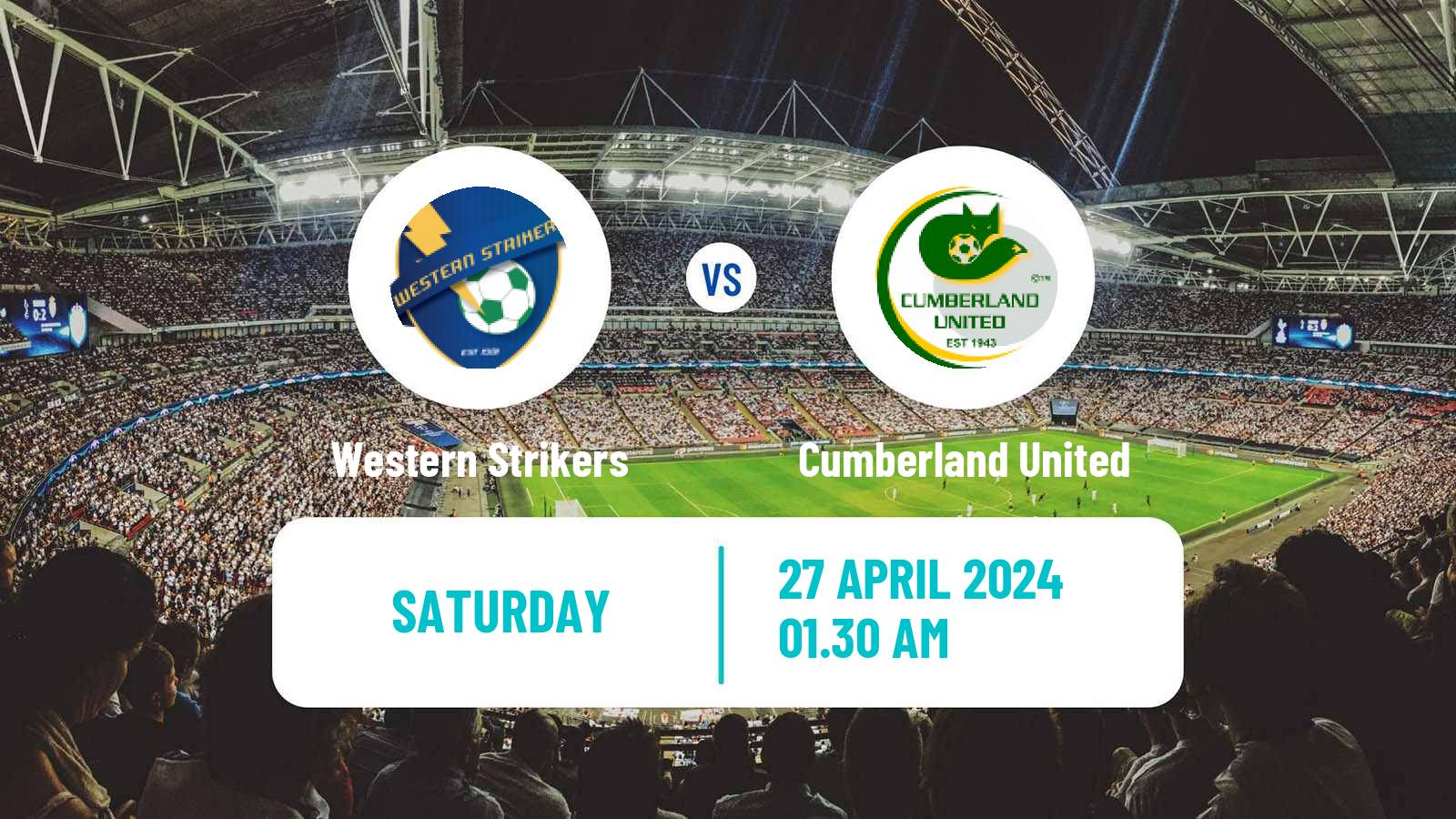 Soccer Australian SA State League Western Strikers - Cumberland United