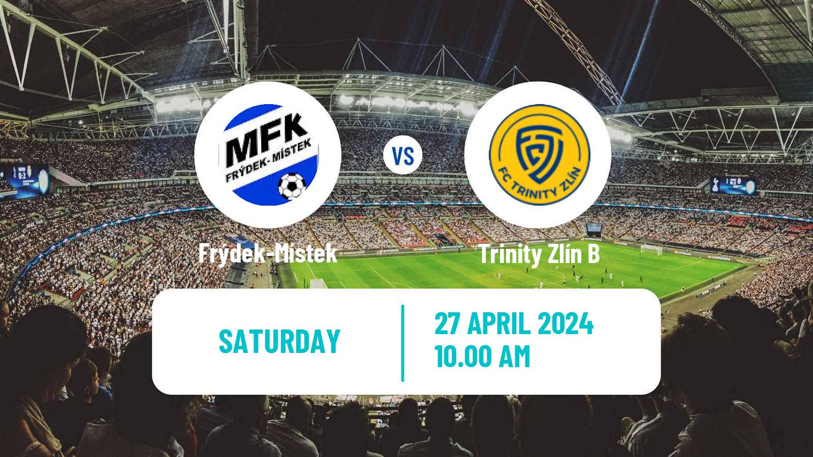 Soccer Czech MSFL Frýdek-Místek - Trinity Zlín B