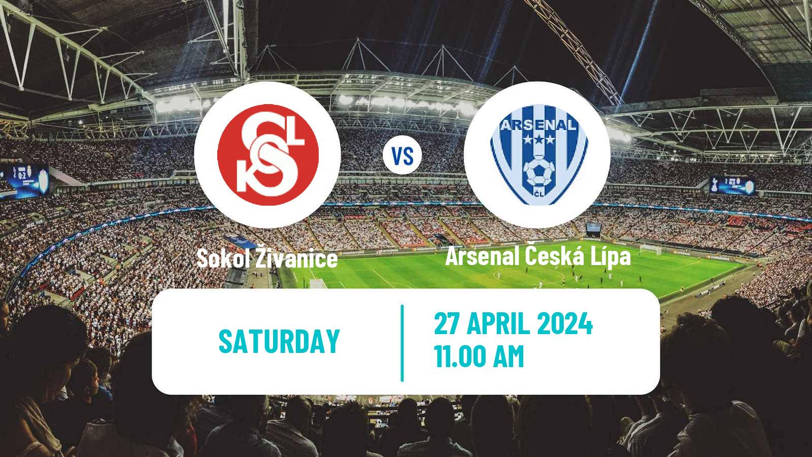 Soccer Czech CFL Group B Sokol Živanice - Arsenal Česká Lípa