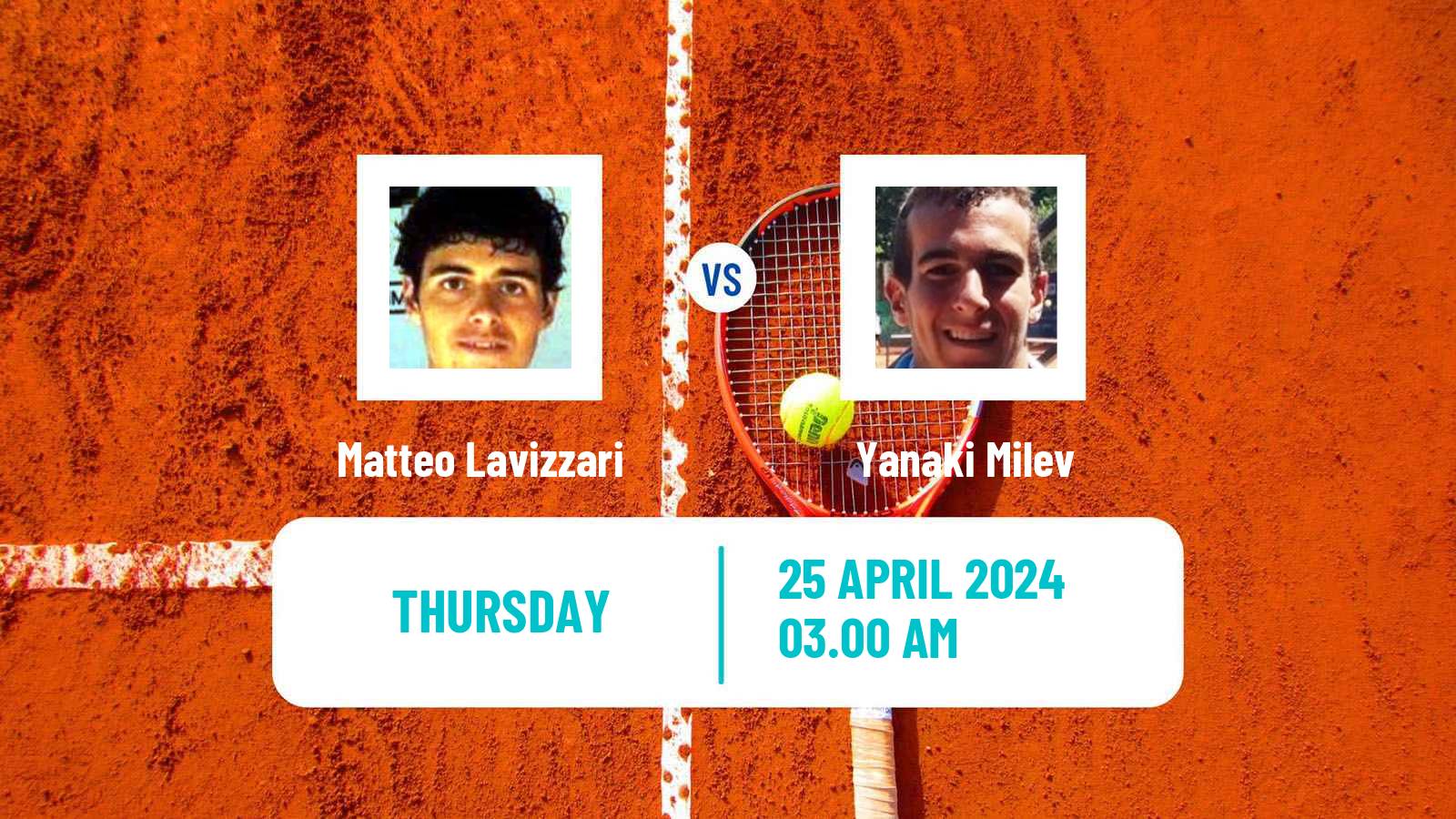 Tennis ITF M15 Antalya 12 Men Matteo Lavizzari - Yanaki Milev