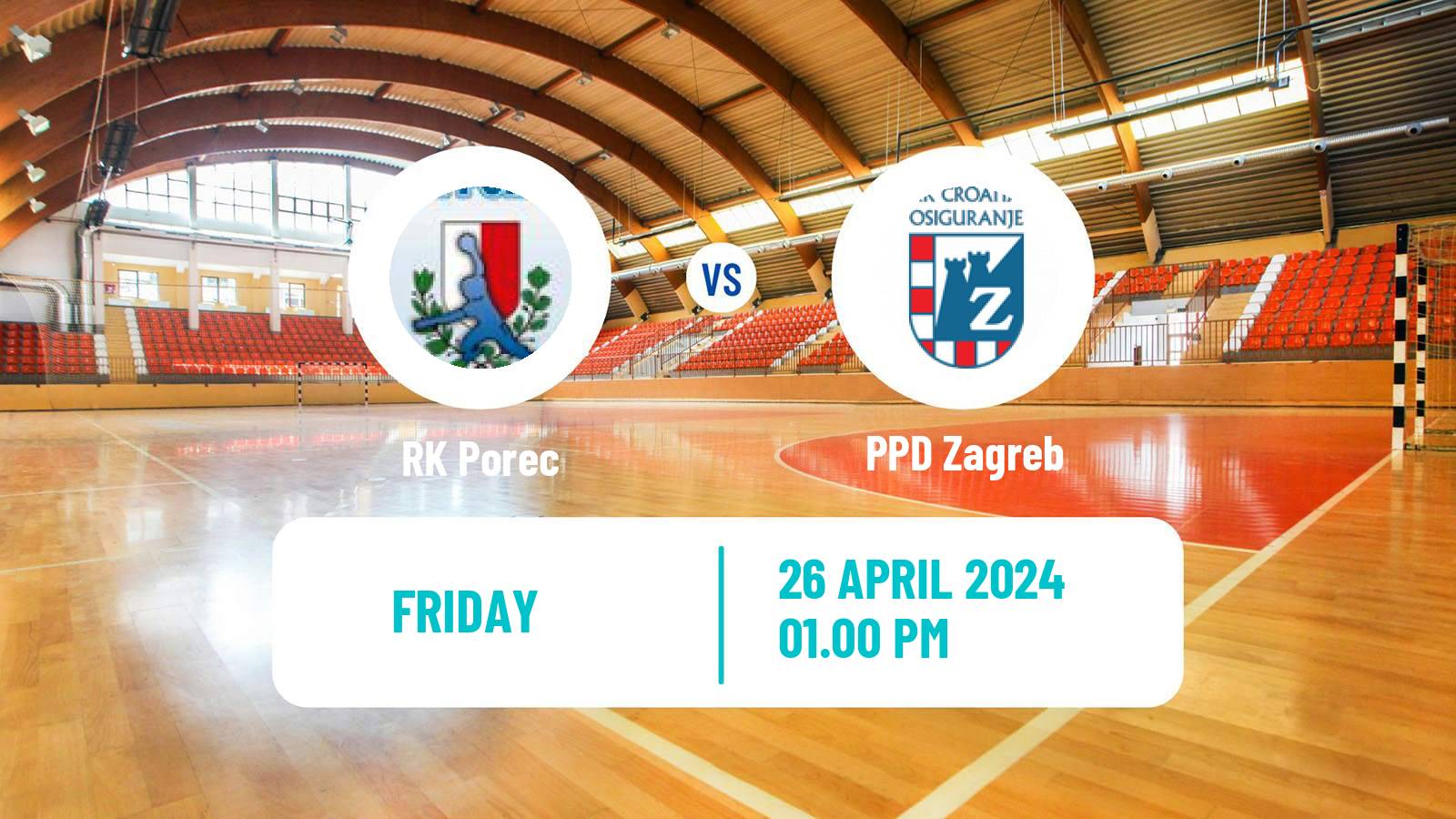 Handball Croatian Premijer Liga Handball Porec - PPD Zagreb