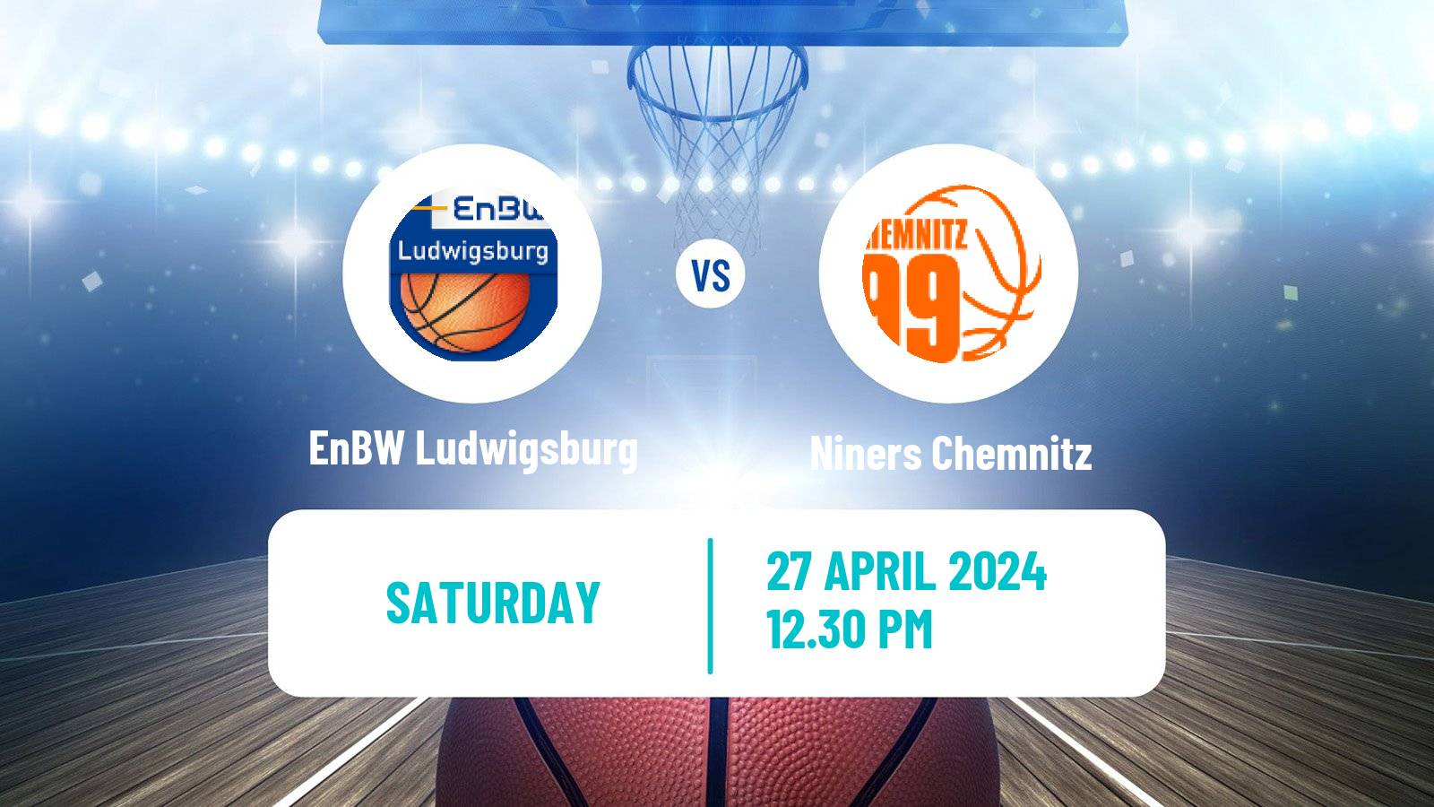 Basketball German BBL EnBW Ludwigsburg - Niners Chemnitz