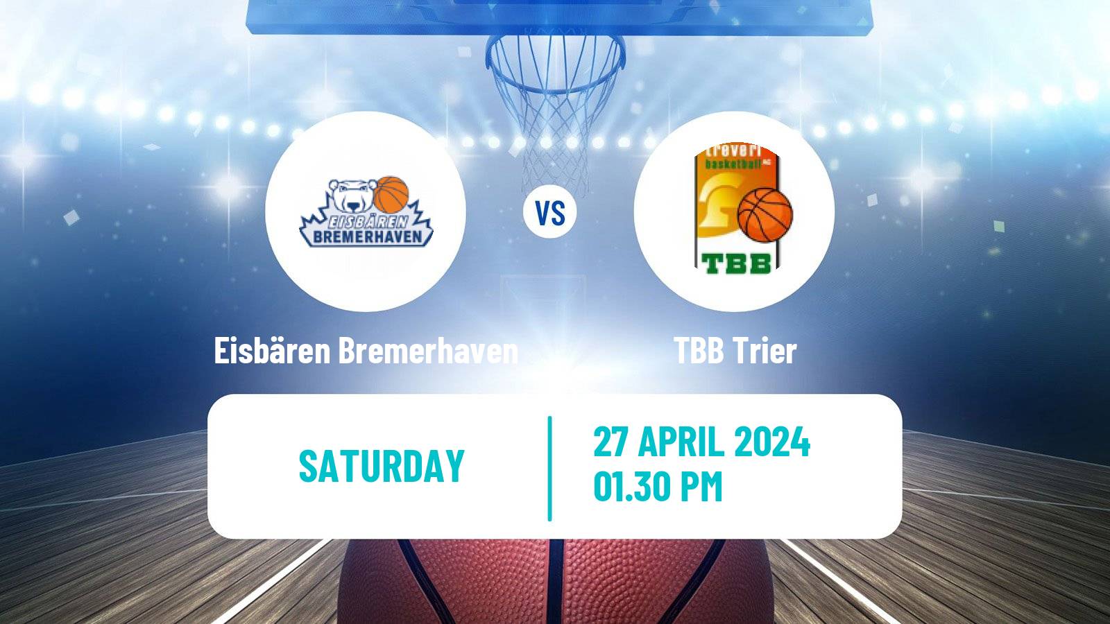 Basketball German Pro A Basketball Eisbären Bremerhaven - Trier