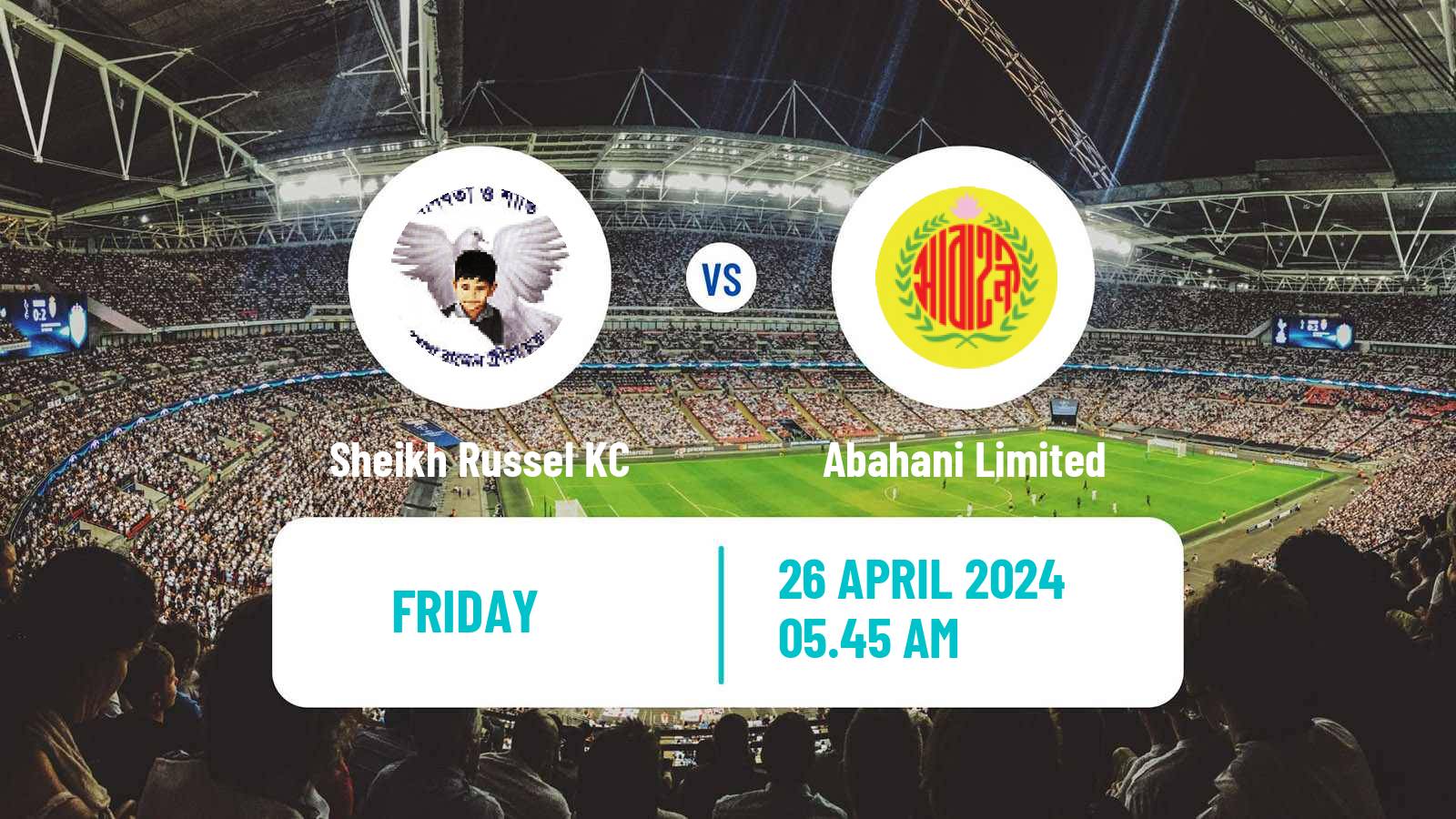 Soccer Bangladesh Premier League Football Sheikh Russel KC - Abahani Limited