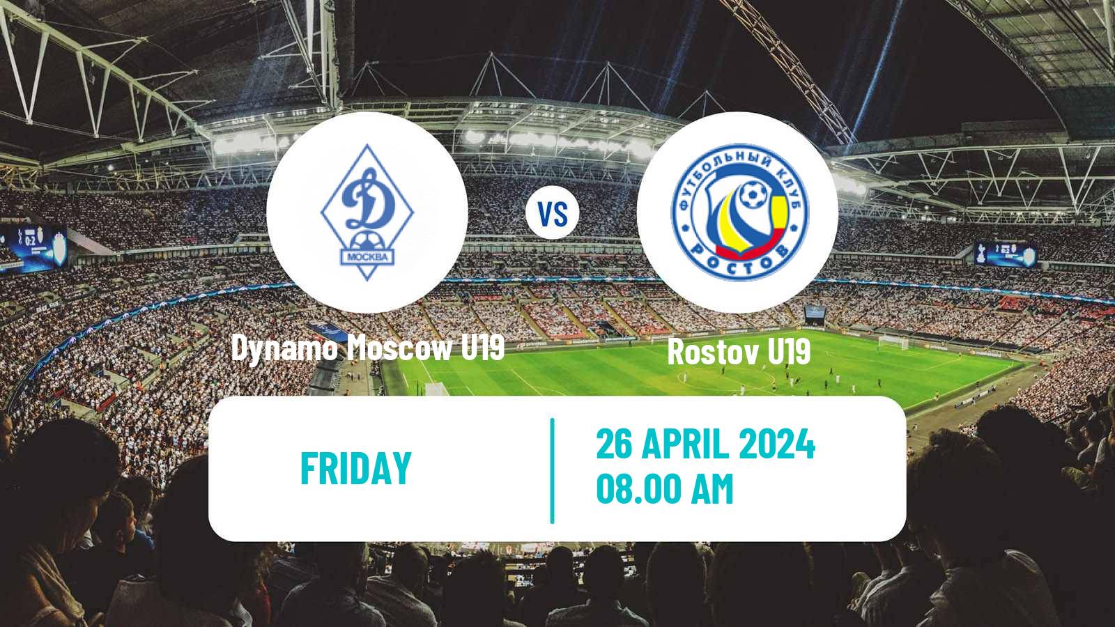 Soccer Russian Youth League Dynamo Moscow U19 - Rostov U19
