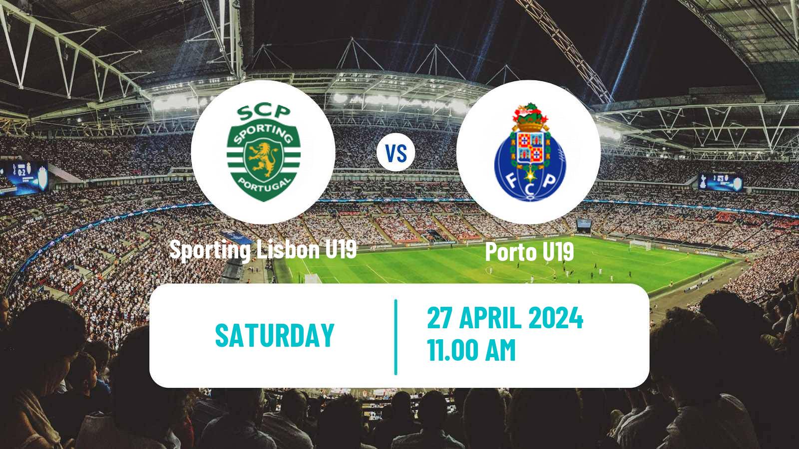 Soccer Portuguese Campeonato Nacional U19 Sporting Lisbon U19 - Porto U19