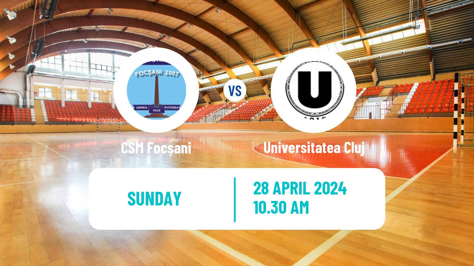 Handball Romanian Liga Nationala Handball CSM Focșani - Universitatea Cluj