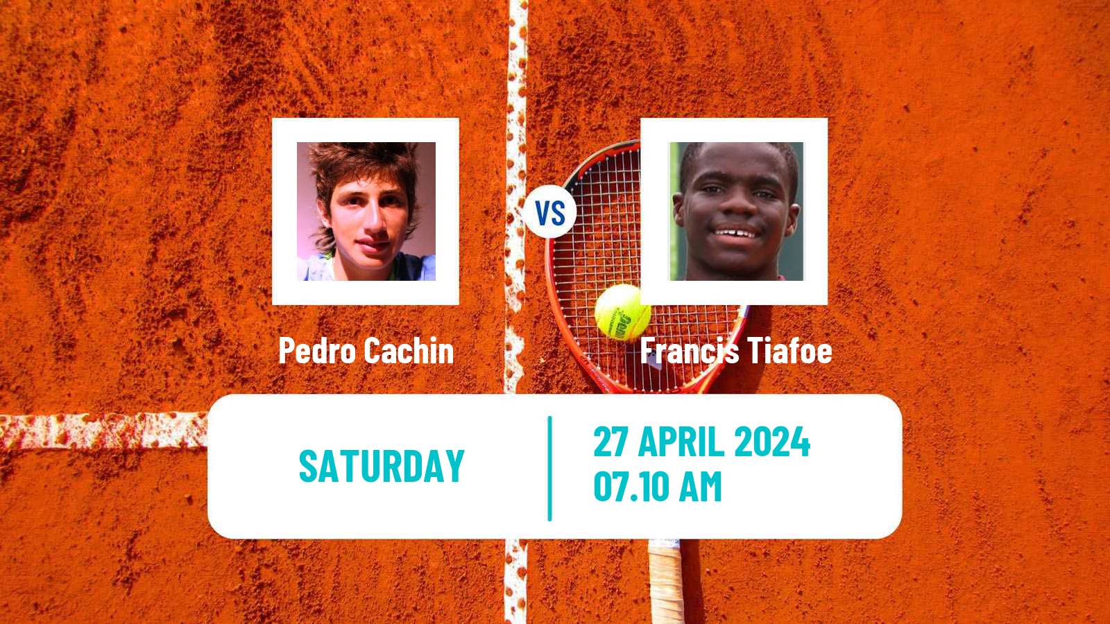 Tennis ATP Madrid Pedro Cachin - Francis Tiafoe