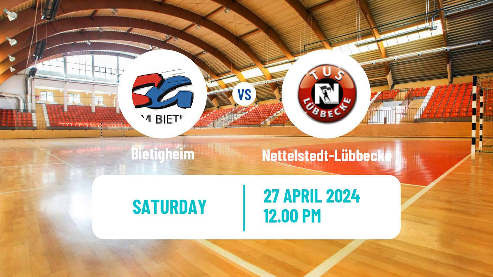 Handball German 2 Bundesliga Handball Bietigheim - Nettelstedt-Lübbecke