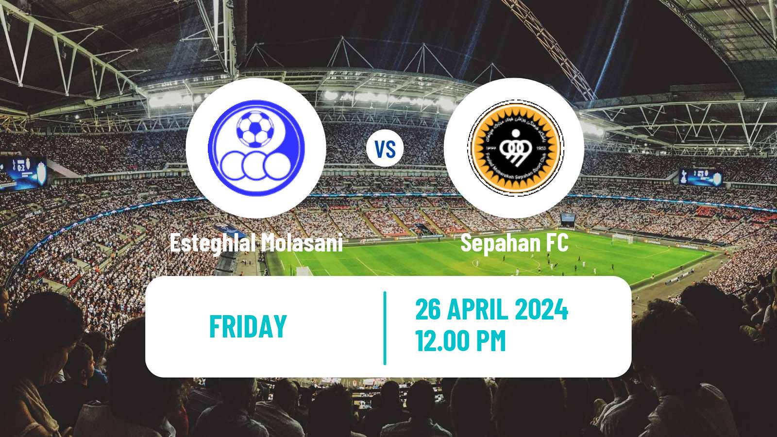 Soccer Iran Hazfi Cup Esteghlal Molasani - Sepahan