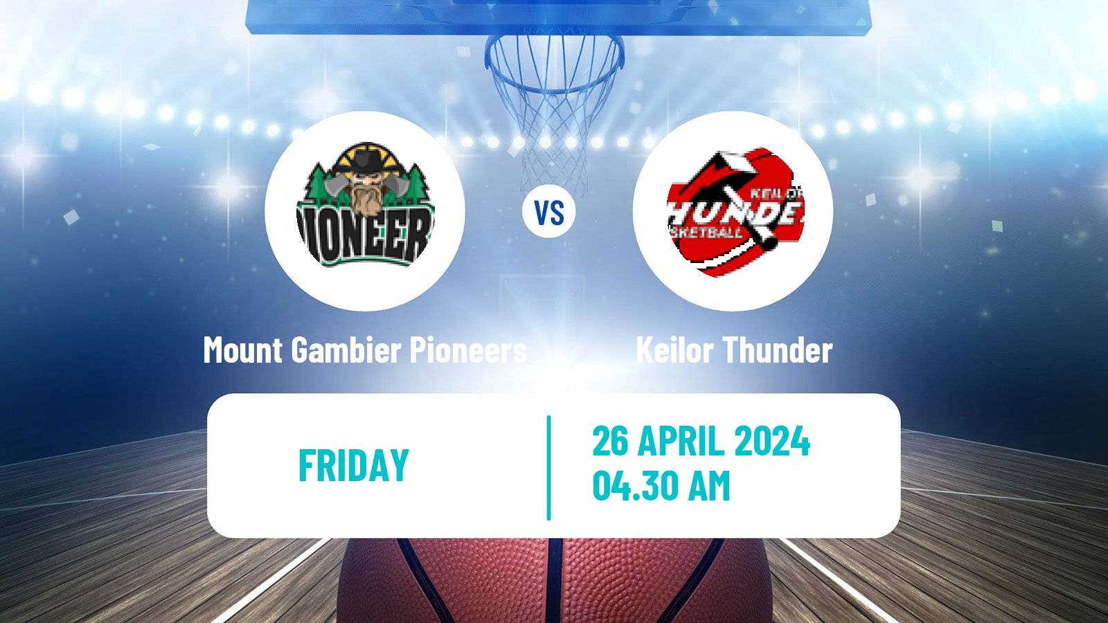 Basketball Australian NBL1 South Women Mount Gambier Pioneers - Keilor Thunder