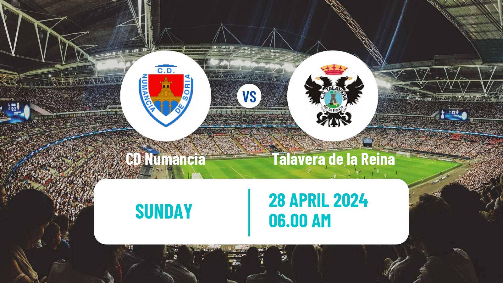 Soccer Spanish Segunda RFEF - Group 5 Numancia - Talavera de la Reina
