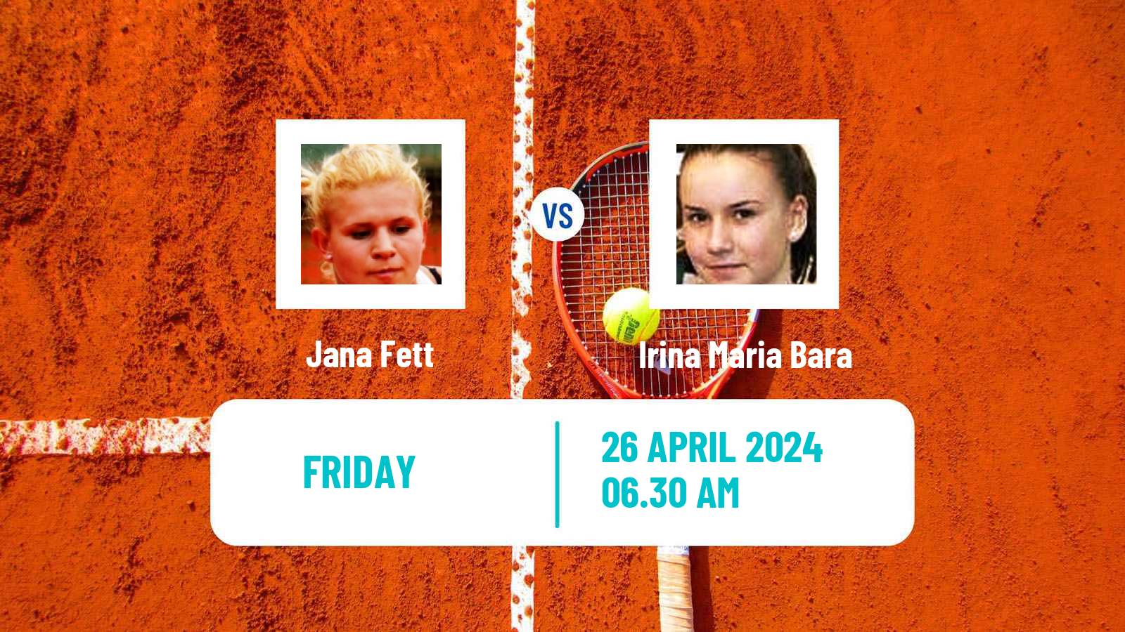 Tennis ITF W100 Oeiras Women Jana Fett - Irina Maria Bara