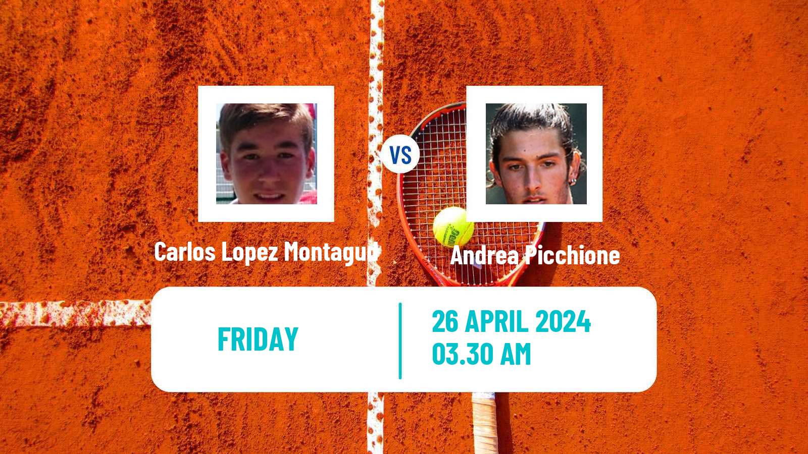 Tennis ITF M25 Santa Margherita Di Pula 5 Men Carlos Lopez Montagud - Andrea Picchione