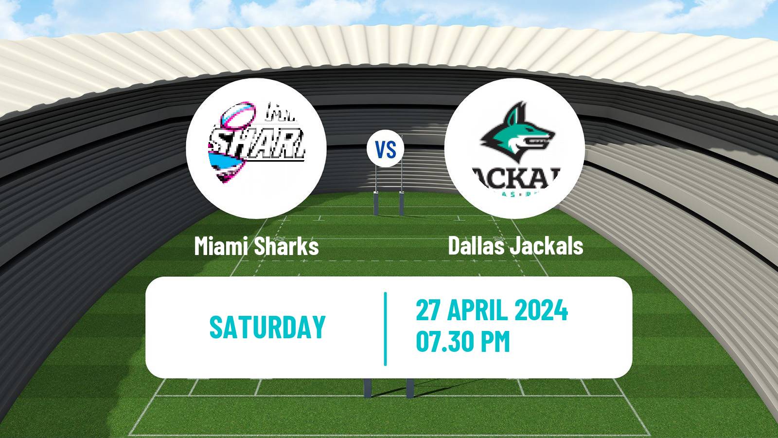 Rugby union USA Major League Rugby Miami Sharks - Dallas Jackals