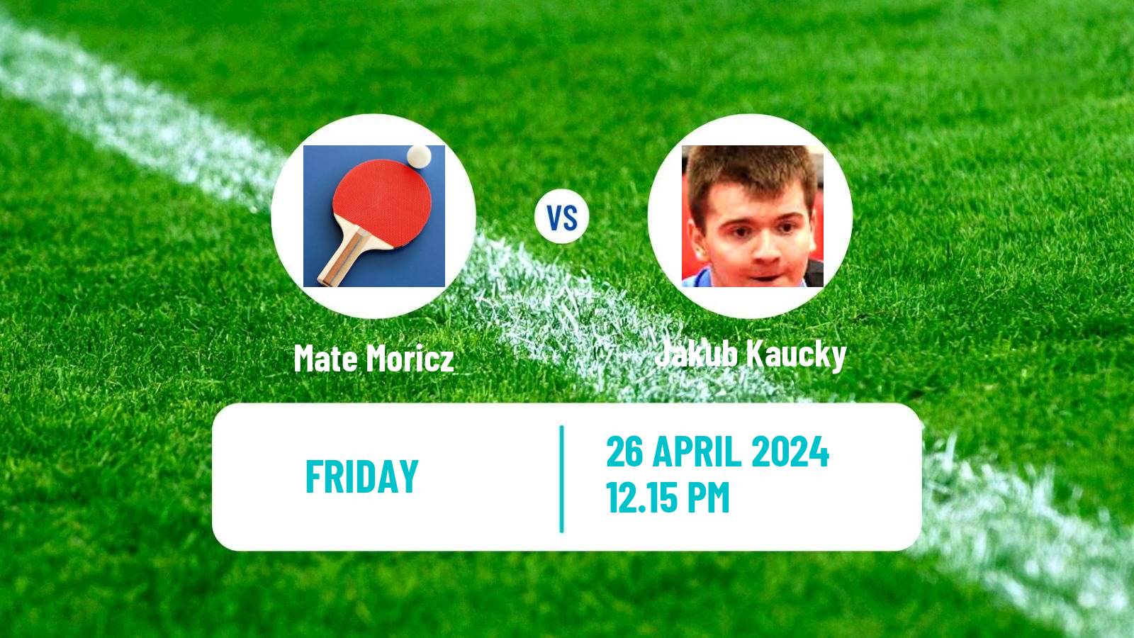 Table tennis Tt Star Series Men Mate Moricz - Jakub Kaucky