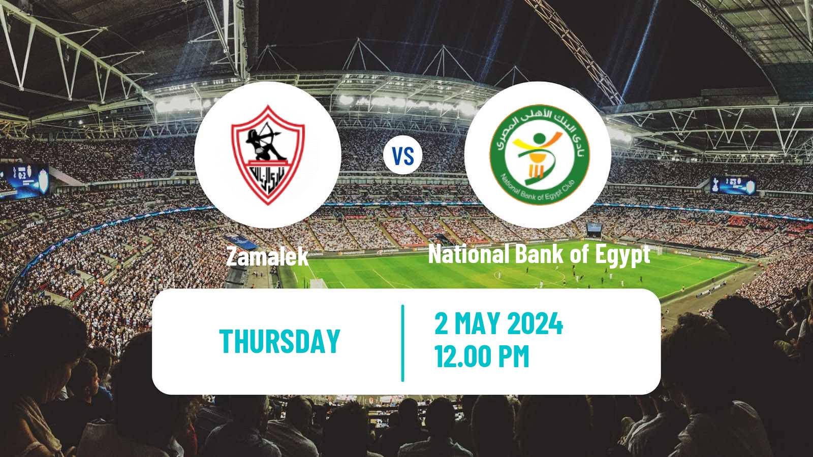 Soccer Egyptian Premier League Zamalek - National Bank of Egypt
