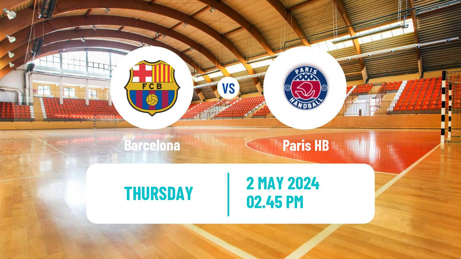 Handball EHF Champions League Barcelona - Paris