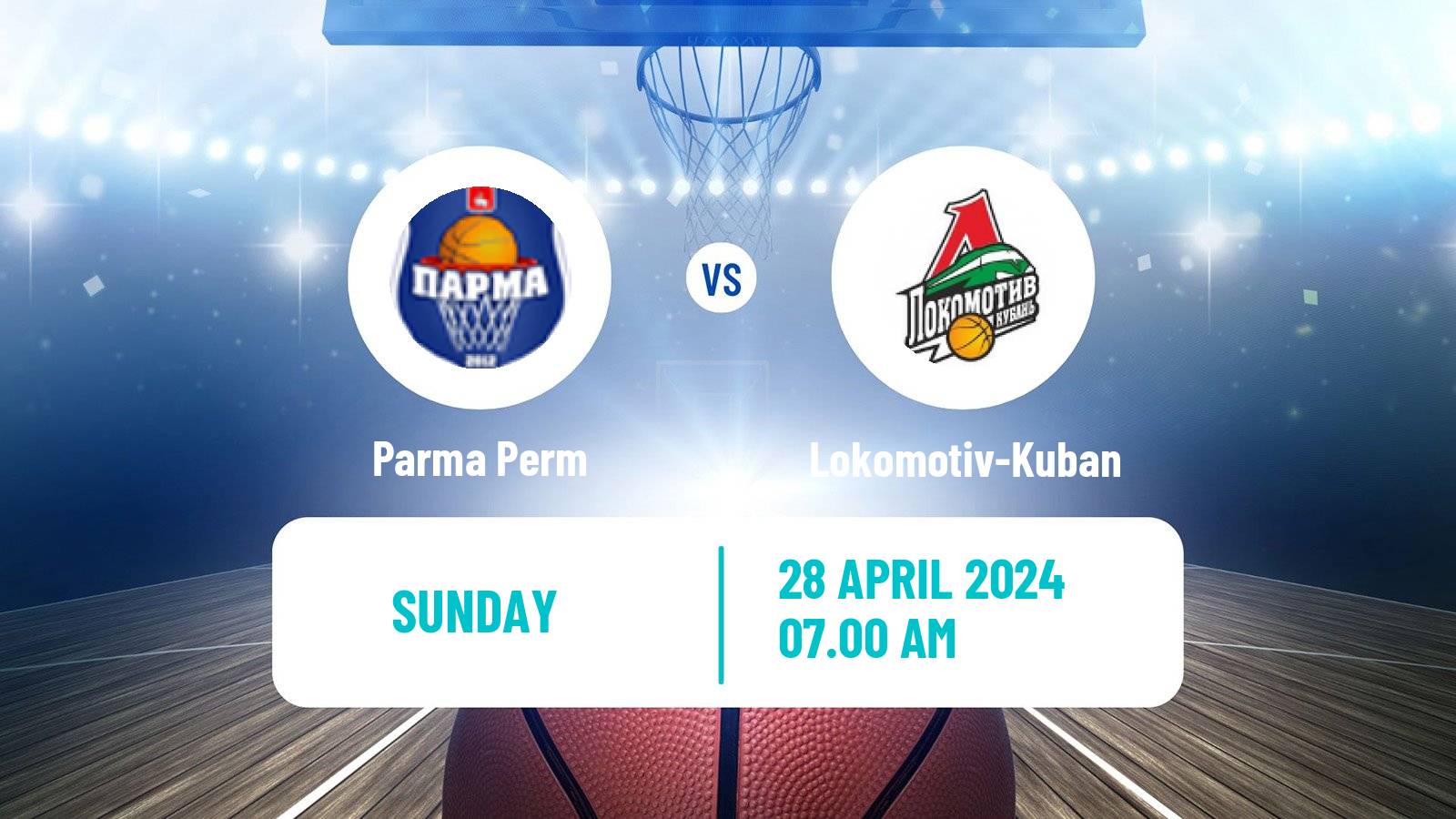 Basketball VTB United League Parma Perm - Lokomotiv-Kuban
