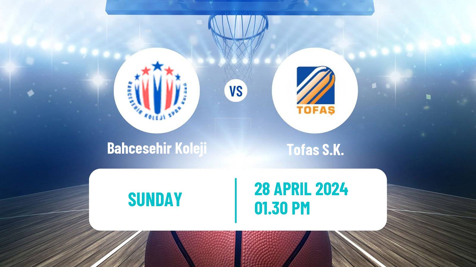Basketball Turkish Basketball Super Ligi Bahcesehir Koleji - Tofaş